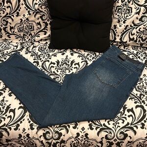 Kenneth Cole Dark Blue Athletic Fit Jeans